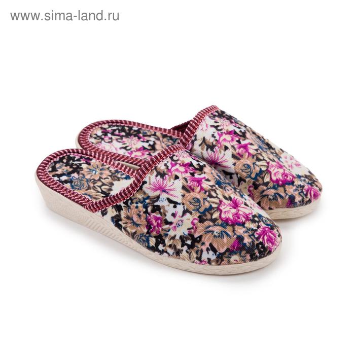 Тапочки женские, цвет розовый, размер 38 
Тапочки женские, цвет розовый, размер 38