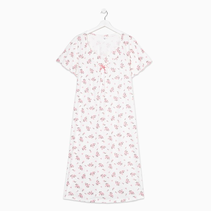 Сорочка женская, цвет шампань/цветы, размер 58
Сорочка женская, цвет шампань/цветы, размер 58