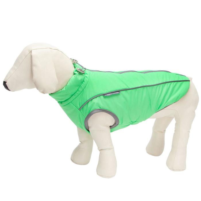 фото Жилет osso «аляска» для собак, размер 45-1 (дс 40-45, ош 50, ог 58-68), салатовый osso fashion