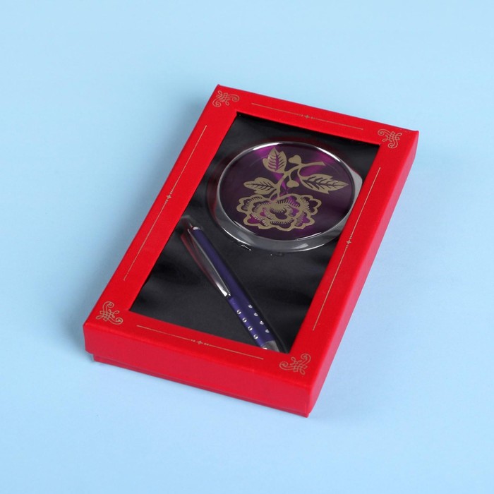 Набор подарочный 2в1 (ручка, зеркало) микс
Набор подарочный 2в1 (ручка, зеркало) микс