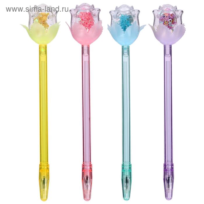 Ручка гелевая-прикол МИКС Блеск-цветок
Ручка гелевая-прикол МИКС Блеск-цветок