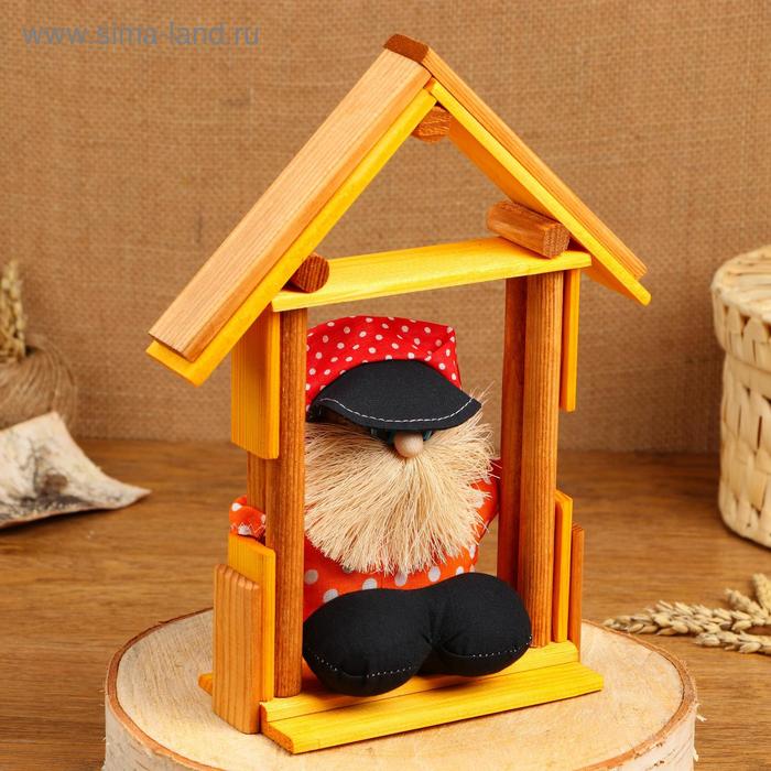 Оберег - домовой "Домовой в домике", h = 23 см, микс
Оберег - домовой "Домовой в домике", h = 23 см, микс