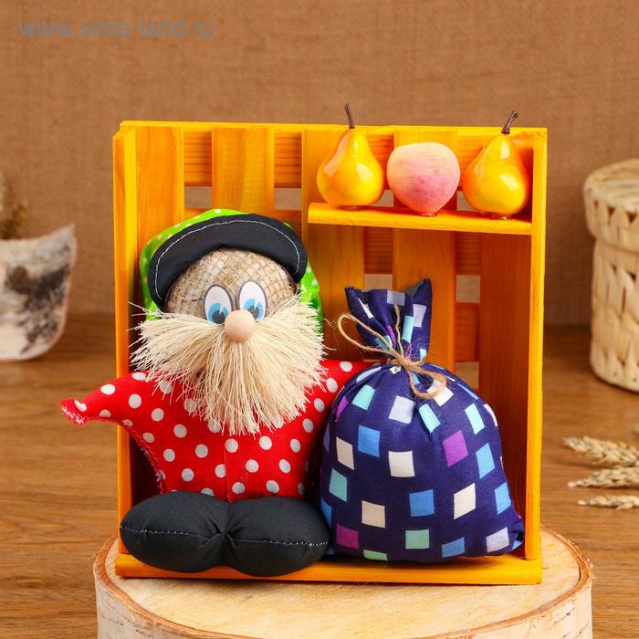 Оберег - домовой "Домовой с мешком и фруктами", h = 20 см, микс
Оберег - домовой "Домовой с мешком и фруктами", h = 20 см, микс