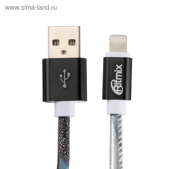 Кабель Ritmix RCC-422 BROWN, Lightning - USB, 2 А, оплётка экокожа, 1 м 
Кабель Ritmix RCC-422 BROWN, Lightning - USB, 2 А, оплётка экокожа, 1 м