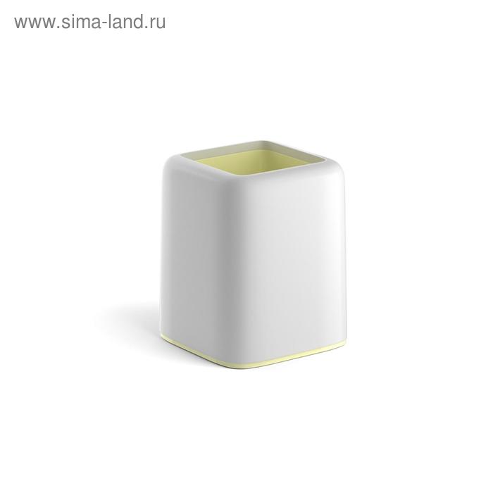 Подставка-стакан для пишущих принадлежностей ErichKrause Forte, 10,5 х 8 х 8 см, пастельный белый с желтой вставкой
Подставка-стакан для пишущих принадлежностей ErichKrause Forte, 10,5 х 8 х 8 см, пастельный белый с желтой вставкой
