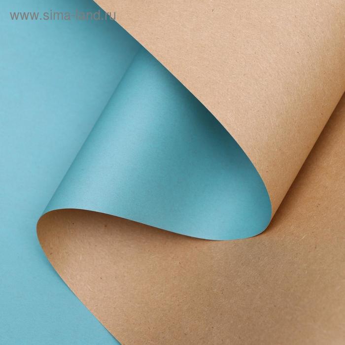 Бумага упаковочная "Крафт ламинированный", голубой, 0,58 х 5 м
Бумага упаковочная "Крафт ламинированный", голубой, 0,58 х 5 м