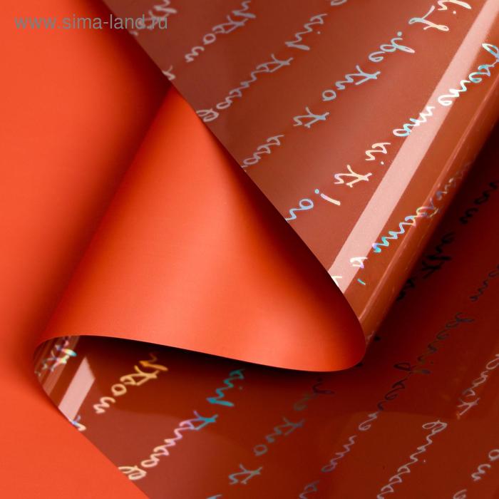 Плёнка для цветов "Письмо" 58см*5м, коралловый
Плёнка для цветов "Письмо" 58см*5м, коралловый