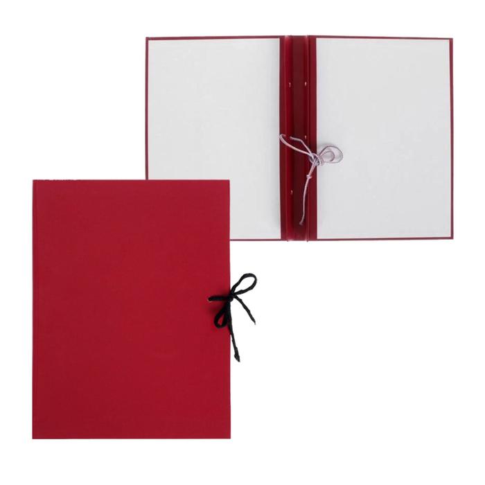 Папка архивная А4 Calligrata 50 мм, с 2 завязками, с гребешками, шнуровка, бумвинил, бордовая
Папка архивная А4 Calligrata 50 мм, с 2 завязками, с гребешками, шнуровка, бумвинил, бордовая