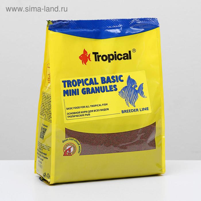 Корм Tropical Basic Granules для рыб, мелкие медленно тонущие гранулы, 1 кг
Корм Tropical Basic Granules для рыб, мелкие медленно тонущие гранулы, 1 кг