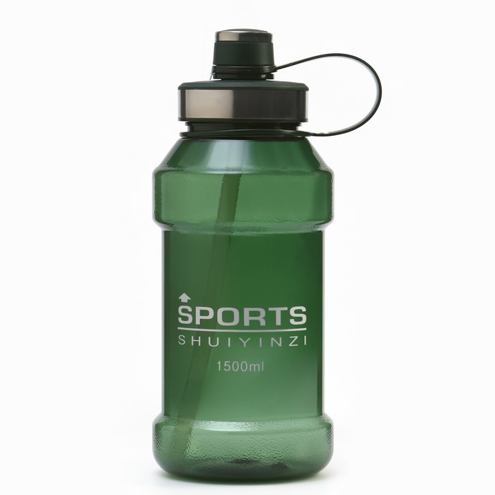 Бутылка для воды "Sports" 1.5 л, зеленая
Бутылка для воды "Sports" 1.5 л, зеленая