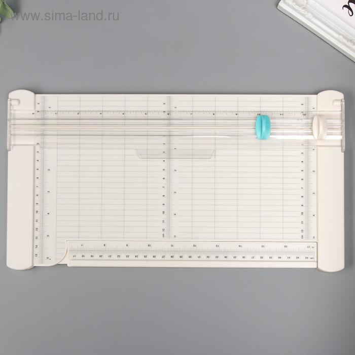 Резак для бумаги роликовый ручной 3х38х21 см
Резак для бумаги роликовый ручной 3х38х21 см