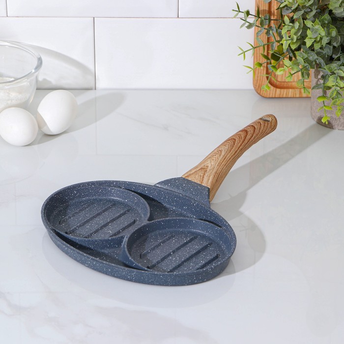 Сковорода-гриль для гамбургеров «Блу», 32×22 см, пластиковая ручка, антипригарное покрытие, цвет голубой
Сковорода-гриль для гамбургеров «Блу», 32×22 см, пластиковая ручка, антипригарное покрытие, цвет голубой