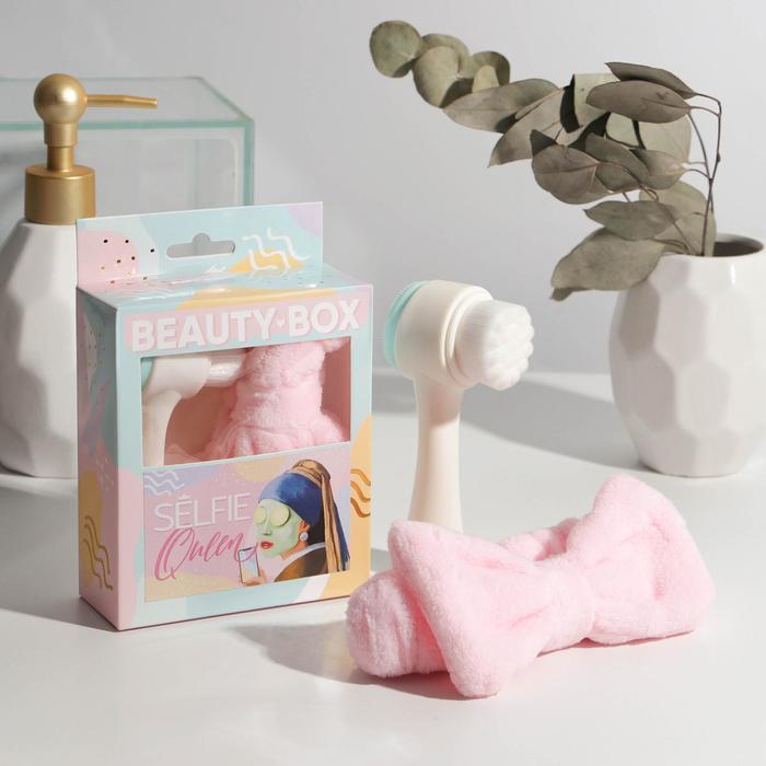 Щётка для умывания лица + повязка для головы «Королева селфи», набор
Щётка для умывания лица + повязка для головы «Королева селфи», набор