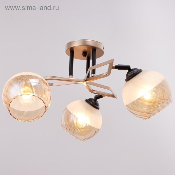 Люстра 390531 3х60Вт Е27 золото/черный
Люстра 390531 3х60Вт Е27 золото/черный