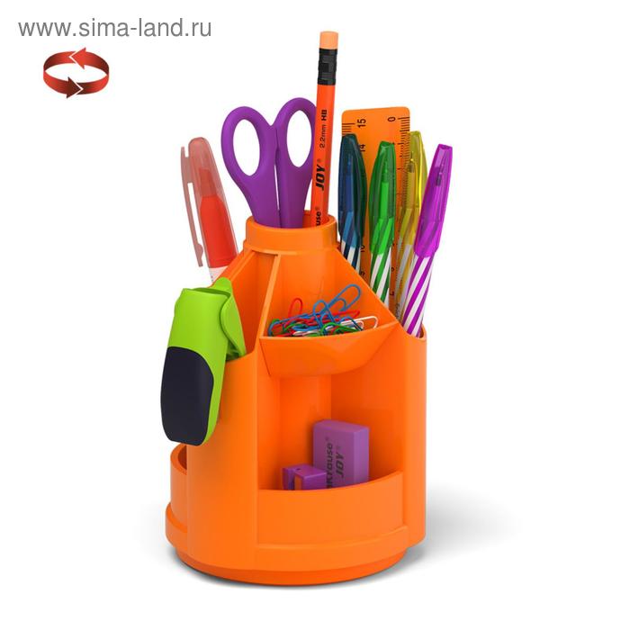 Набор настольный ErichKrause Mini Desk Neon Solid, 13 предметов, вращающийся, оранжевый 
Набор настольный ErichKrause Mini Desk Neon Solid, 13 предметов, вращающийся, оранжевый