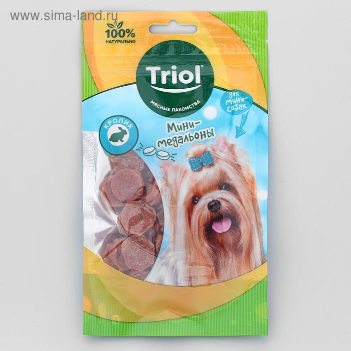 Мини-медальоны Triol из кролика для мини-собак, 50 г
Мини-медальоны Triol из кролика для мини-собак, 50 г