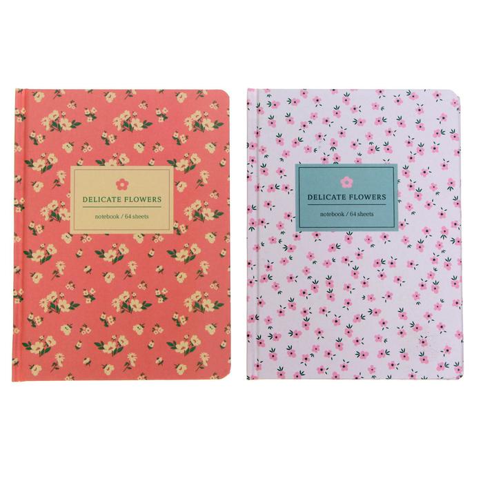 Бизнес-блокнот А6, 64 листа Delicate flowers, твёрдая обложка, матовая ламинация, МИКС
Бизнес-блокнот А6, 64 листа Delicate flowers, твёрдая обложка, матовая ламинация, МИКС