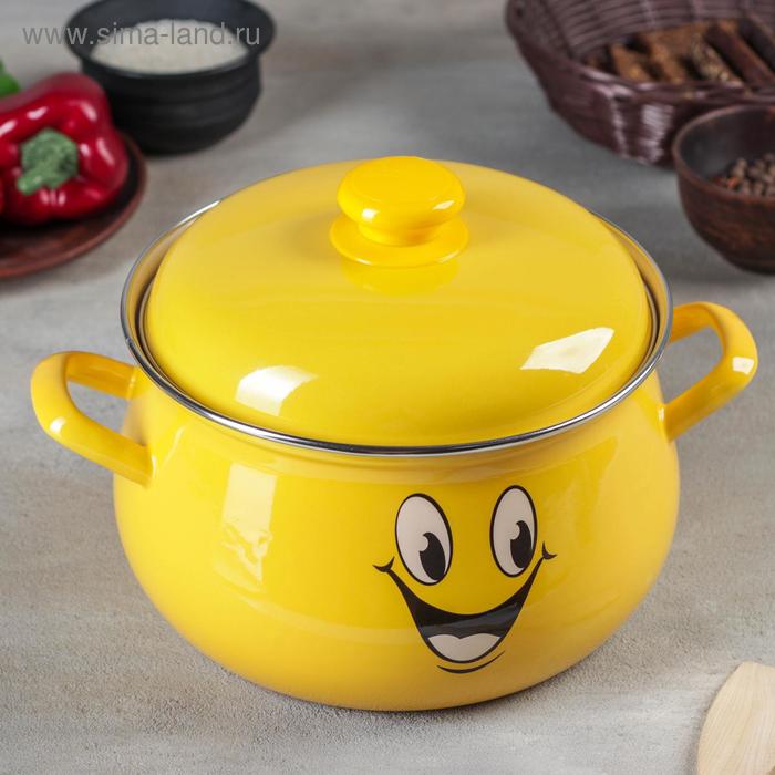 Кастрюля грушевидная «Улыбка», 4,5 л
Кастрюля грушевидная «Улыбка», 4,5 л