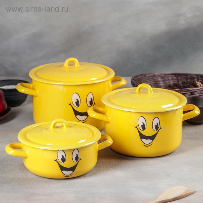 Набор кастрюль «Улыбка», 3 предмета: 1,45 л, 2,9 л, 4,3 л
Набор кастрюль «Улыбка», 3 предмета: 1,45 л, 2,9 л, 4,3 л