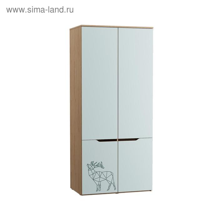 Шкаф для одежды Гудвин 13.132, 900х543х2004, Гикори рокфорд/Мята
Шкаф для одежды Гудвин 13.132, 900х543х2004, Гикори рокфорд/Мята