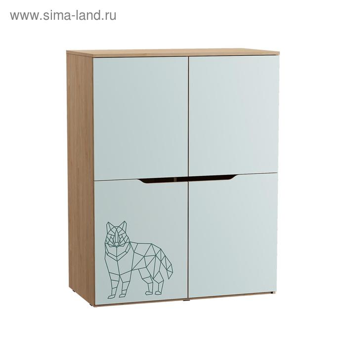 Шкаф для одежды Гудвин 13.135, 1016х543х1304, Гикори рокфорд/Мята 
Шкаф для одежды Гудвин 13.135, 1016х543х1304, Гикори рокфорд/Мята