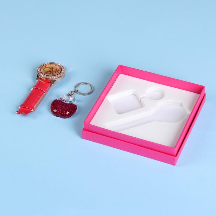 Набор подарочный 2в1 (часы, брелок)
Набор подарочный 2в1 (часы, брелок)