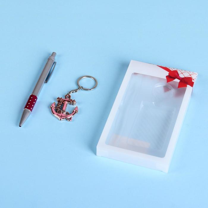 Набор подарочный 2в1 (ручка, брелок-якорь)
Набор подарочный 2в1 (ручка, брелок-якорь)