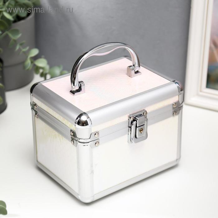 Шкатулка металлокаркас сундучок "Змеиная кожа" перламутр 13х16,7х12,8 см 
Шкатулка металлокаркас сундучок "Змеиная кожа" перламутр 13х16,7х12,8 см