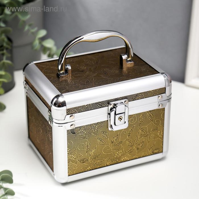 Шкатулка металлокаркас сундучок "Цветок и вьюнок" тёмное золото 13х16,7х12,8 см
Шкатулка металлокаркас сундучок "Цветок и вьюнок" тёмное золото 13х16,7х12,8 см
