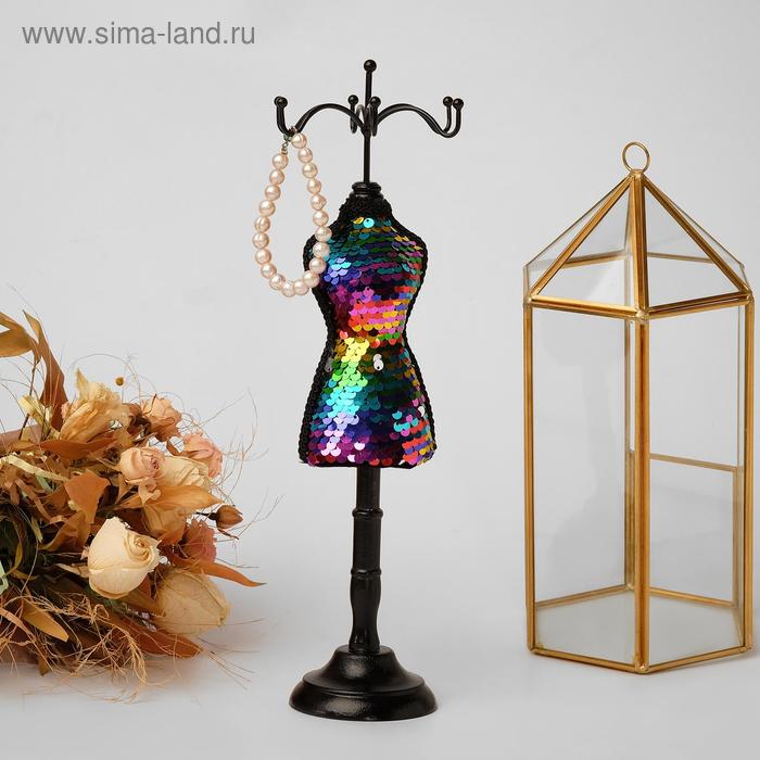 Подставка для украшений "Силуэт девушки в платье", h=31 см, цвет МИКС
Подставка для украшений "Силуэт девушки в платье", h=31 см, цвет МИКС