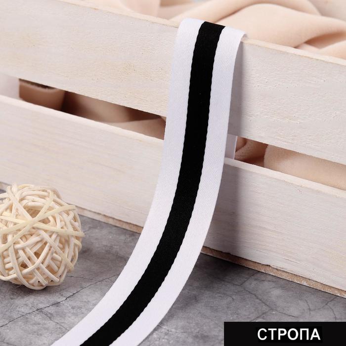 Тесьма-стропа лампас 25 мм, 10 ± 0,5 м, цвет белый/чёрный
Тесьма-стропа лампас 25 мм, 10 ± 0,5 м, цвет белый/чёрный