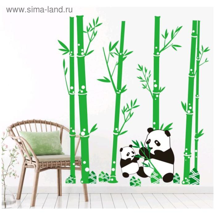 Наклейка пластик интерьерная цветная "Панды и бамбуковая роща" 60х90 см
Наклейка пластик интерьерная цветная "Панды и бамбуковая роща" 60х90 см