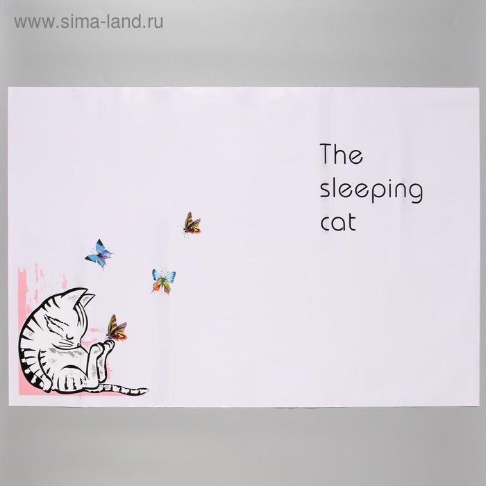 Наклейка на кафельную плитку "Спящий котёнок" 60х90 см
Наклейка на кафельную плитку "Спящий котёнок" 60х90 см