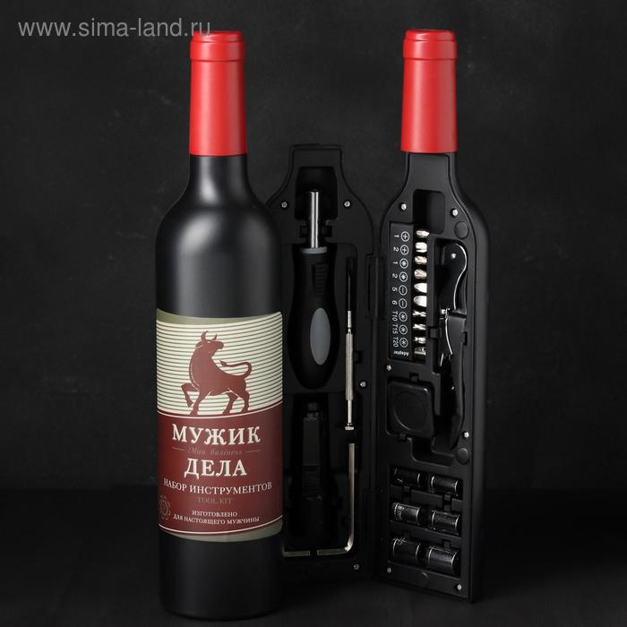 Набор инструментов в формовой бутылке "Мужик дела", 22 предмета
Набор инструментов в формовой бутылке "Мужик дела", 22 предмета