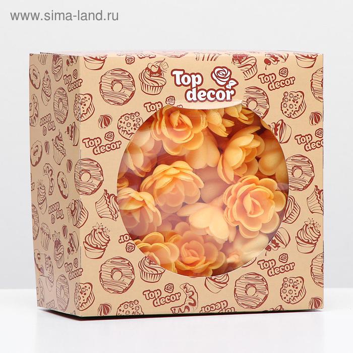 Вафельные розы малые, сложные, жёлтые, 70 шт.
Вафельные розы малые, сложные, жёлтые, 70 шт.