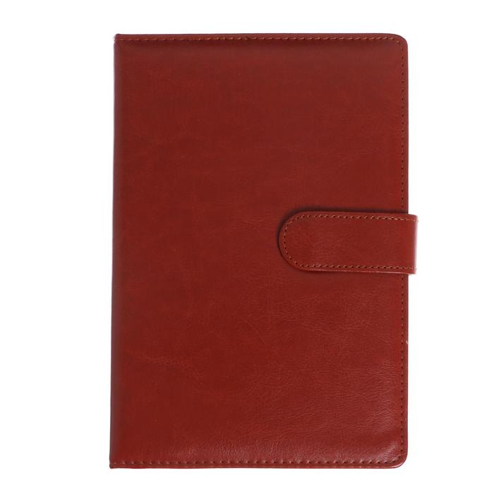 Органайзер формат А5, 100 листов в линейку, с хлястиком, обложка искусственная кожа КОРИЧНЕВАЯ
Органайзер формат А5, 100 листов в линейку, с хлястиком, обложка искусственная кожа КОРИЧНЕВАЯ