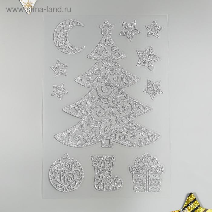 Наклейки Decoretto "Блестящая ёлочка" 20х35 см
Наклейки Decoretto "Блестящая ёлочка" 20х35 см