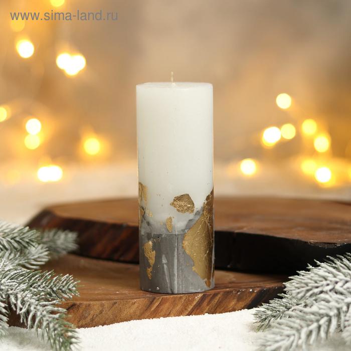 Свеча интерьерная белая с бетоном (поталь), 14 х 5 см
Свеча интерьерная белая с бетоном (поталь), 14 х 5 см