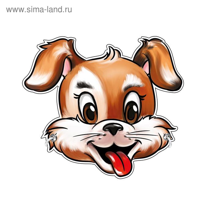 Маска из картона «Жучка» 
Маска из картона «Жучка»