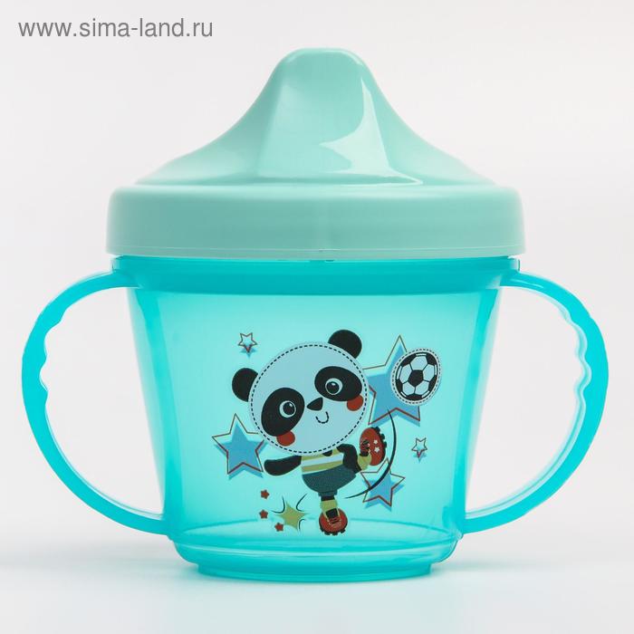 Поильник с ручками и декором, твёрдый носик, 200 мл., цвет зеленый
Поильник с ручками и декором, твёрдый носик, 200 мл., цвет зеленый