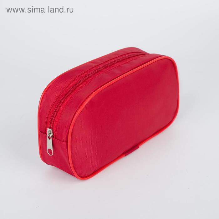 Косметичка дорожная, отдел на молнии, цвет красный
Косметичка дорожная, отдел на молнии, цвет красный