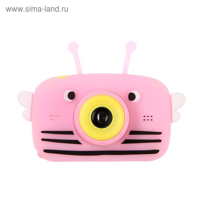 Детский цифровой фотоаппарат Children's Fun Camera Bee "Пчела", модель 4356857, розовый 
Детский цифровой фотоаппарат Children's Fun Camera Bee "Пчела", модель 4356857, розовый