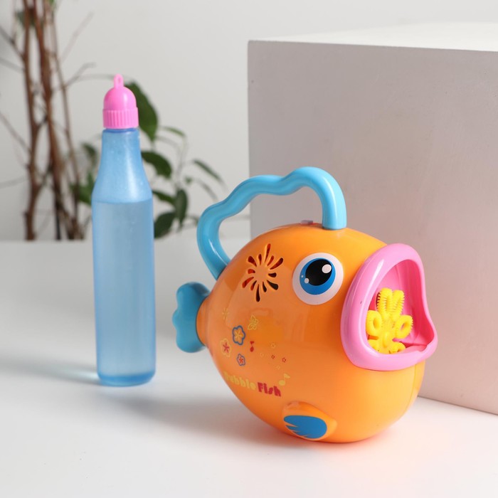 Генератор мыльных пузырей на батарейках «Рыбка» 15,5х9х15 см МИКС
Генератор мыльных пузырей на батарейках «Рыбка» 15,5х9х15 см МИКС