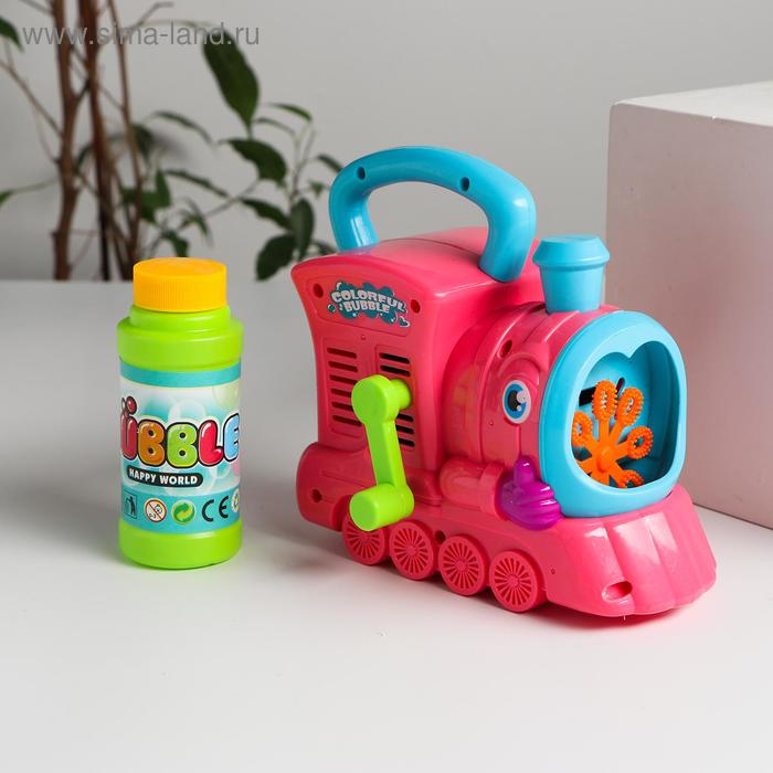 Генератор мыльных пузырей ручной, механический «Паровоз» 15 × 7,5 × 14 см, МИКС 
Генератор мыльных пузырей ручной, механический «Паровоз» 15 × 7,5 × 14 см, МИКС
