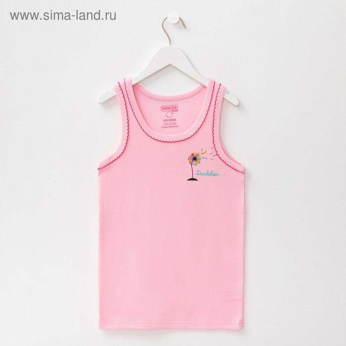 Майка для девочки, цвет светло-розовый, рост 140 см 
Майка для девочки, цвет светло-розовый, рост 140 см