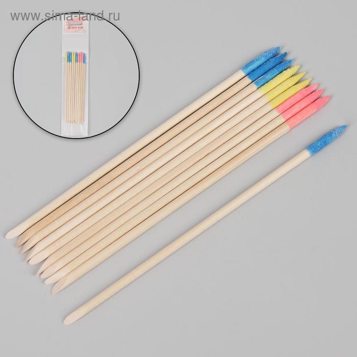 Апельсиновые палочки для маникюра, с абразивным наконечником, 15 см, 10 шт 
Апельсиновые палочки для маникюра, с абразивным наконечником, 15 см, 10 шт