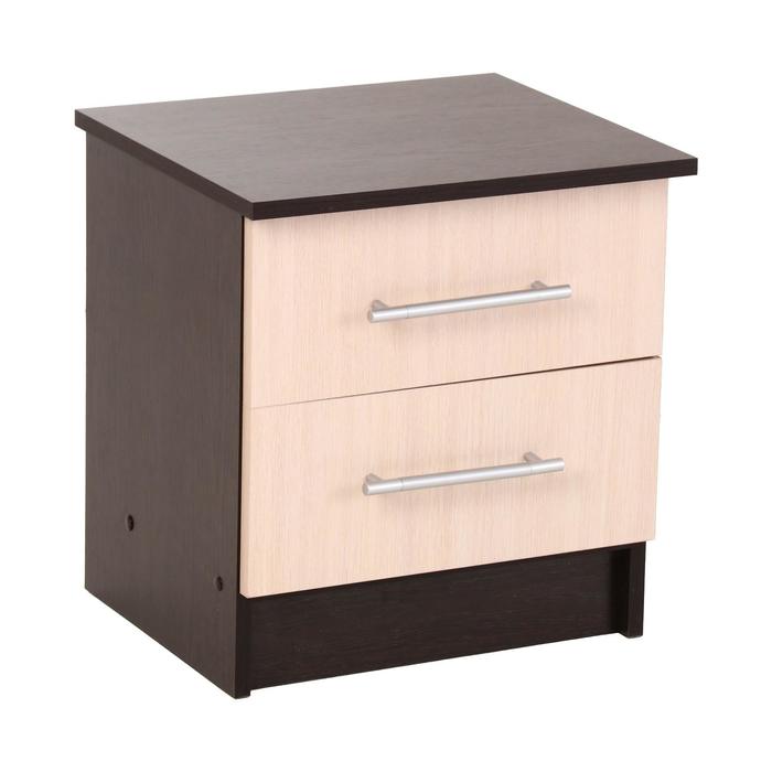 Тумба прикроватная Юнона, 440х466х380, Венге/Дуб
Тумба прикроватная Юнона, 440х466х380, Венге/Дуб