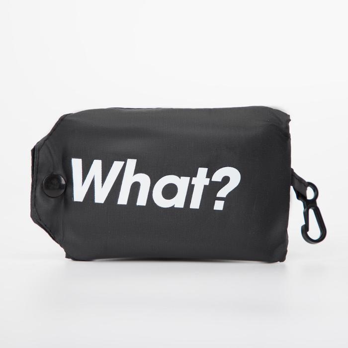 Сумка хозяйственная складная на кнопке, цвет чёрный
Сумка хозяйственная складная на кнопке, цвет чёрный