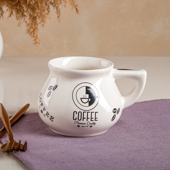 Чашка "Инжир", белая, чёрная деколь кофе, 0.3 л, микс
Чашка "Инжир", белая, чёрная деколь кофе, 0.3 л, микс