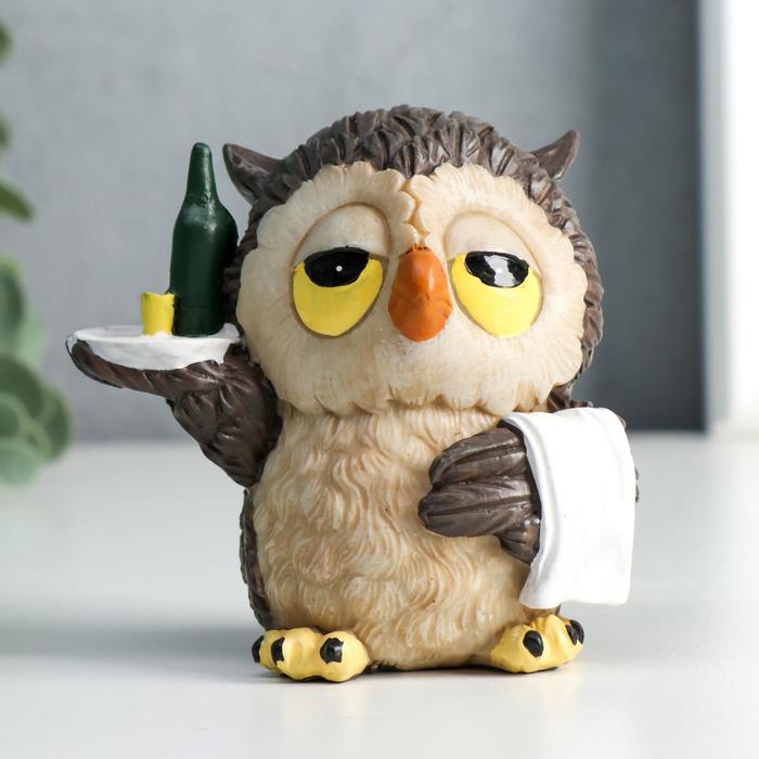 Сувенир полистоун "Совёнок - официант" 8х6,5х8,5 см
Сувенир полистоун "Совёнок - официант" 8х6,5х8,5 см